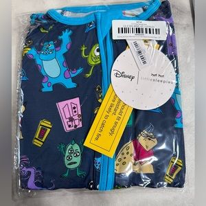NEW UNOPENED 2T LITTLE SLEEPIES ZIPPY - MONSTERS INC!!!